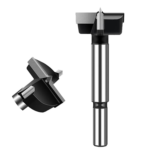 ASNOMY 15/16" Inch Carbide Forstner Drill Bit, Carbide Tipped Forstner Bit for Hard Wood, Wood Drilling Hole Saw Set Woodworking Hinge Cutter Tool Kits for Wood Plastic Plywood