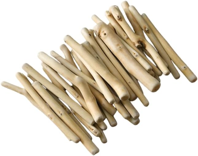 Natural Driftwood Pieces, Unfinished Wooden Sticks by Unknown