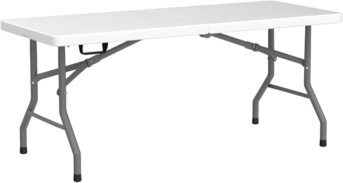 FDW Folding Half Portable Foldable Table - Image 5