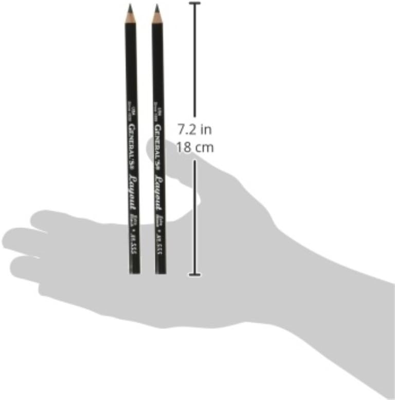 General Pencil 639393Layout Graphite Drawing Pencils 2/Pkg-2B - Image 2