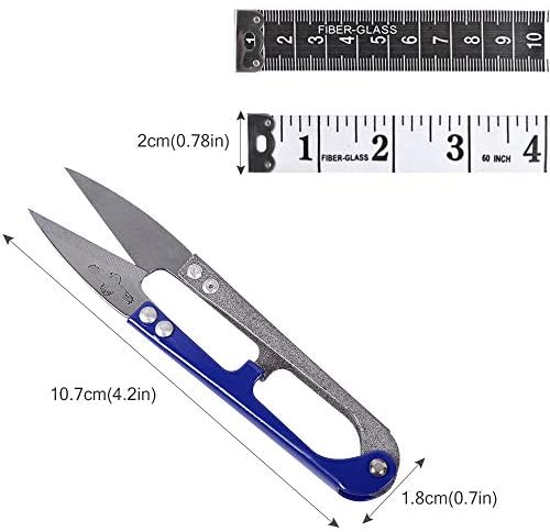 UCEC 12 Pack Thread Snips, Small Sewing Scissors & Crochet Thread Cutter Yarn - Image 6