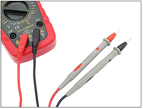 Banana Plug Multimeter Test Leads, 1000V 20A Digital Multi Meter Clamp Tester Probes (2 pcs)