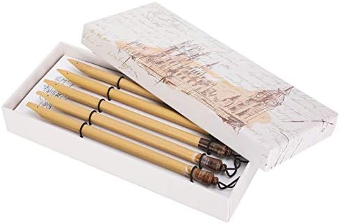 5PCS Bamboo Pens, Comic & Arabic Calligraphy Dip Pens - Image 2