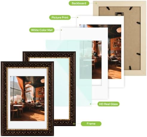 Golden State Art, 8X12 Ornate Finish Photo Frame - Image 4