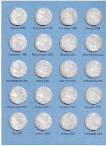 Whitman US Washington Statehood Quarter Coin Color-Folder Full Series Type Set - Image 2