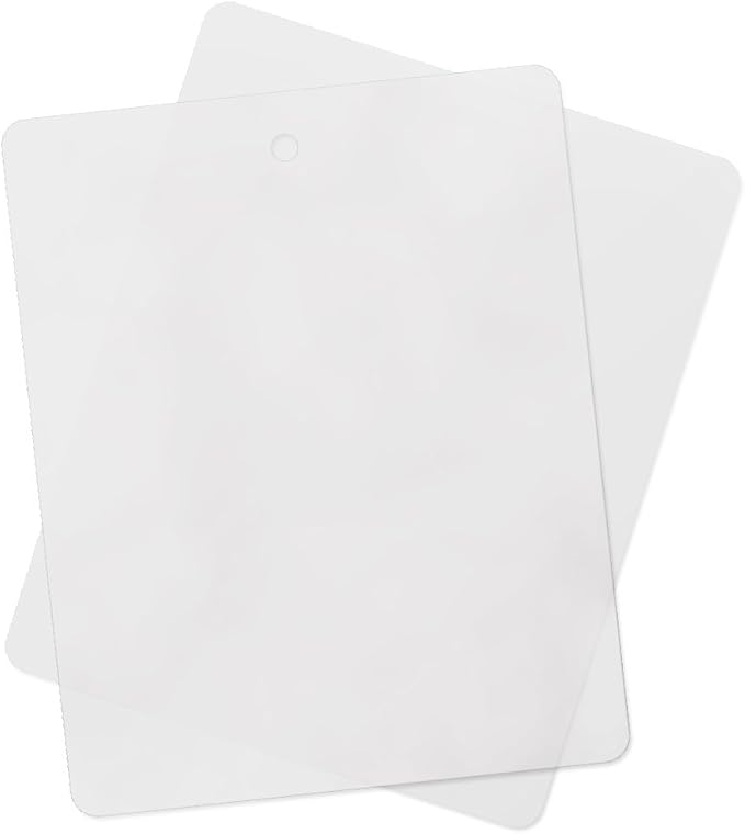 Flexible Plastic Cutting Board Mats – 12 x 15 Inch, Thin 0.5mm Flexible Mats by Cotton+Fly