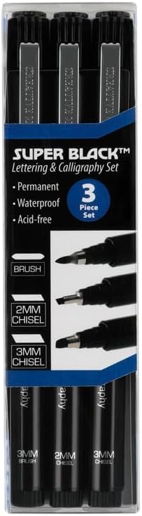 Creative Mark Calligraphy & Fineliner Pen Set of 3 Lettering & Calligraphy - Image 2
