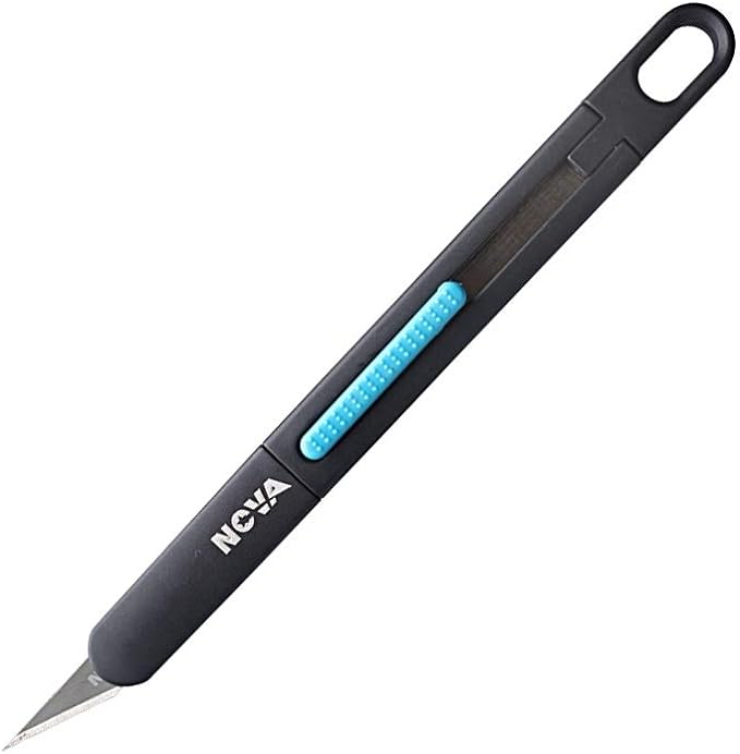 Nova Precision Craft & Hobby Knife, Premium Safety Cutter by NOVA
