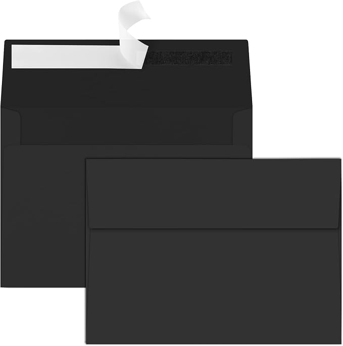50 Packs 5x7 Envelopes, A7 5x7 Envelopes by Joyberg