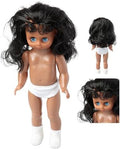 3 African American Full‑Body Dolls – 13-1/2" Plastic Craft Models by FactoryDirectCraft