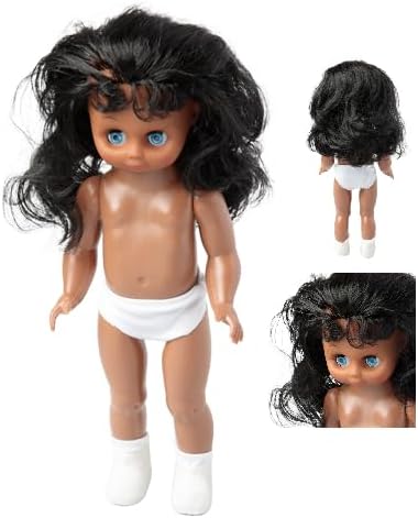3 African American Full‑Body Dolls – 13-1/2" Plastic Craft Models by FactoryDirectCraft