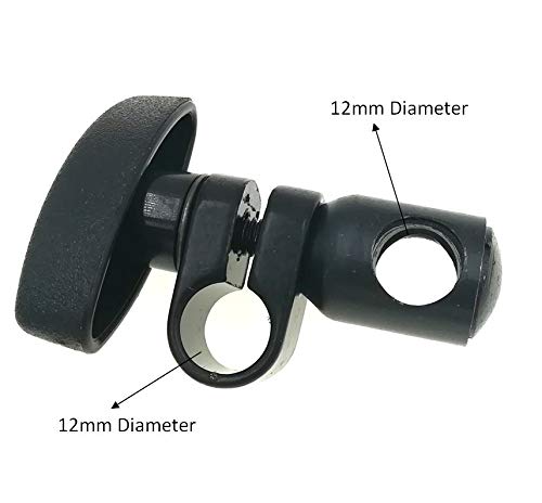 Suxing Sleeve Swivel Clamp Chuck for Magnetic Stands Holder Bar Dial Indicator Gauge 12mm Diameter Hole&12mm Diameter Hole(D12-D12)
