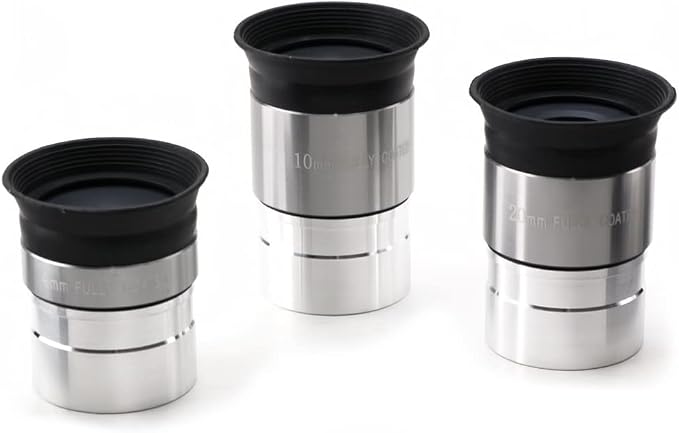 1.25-Inch Telescope Eyepiece Set, 4mm 10mm 20mm | Multi-focal eyepiece kit; - Image 8
