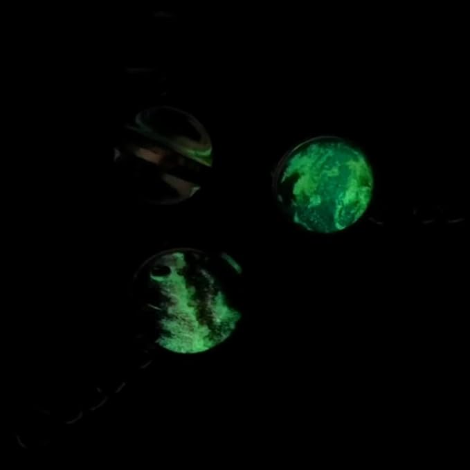 JWPavilion Solar System Planet keychain Accessories Pendant Glow In The Dark - Image 6