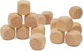 Blank Wooden Dice for Crafting and Games, 3/4 Inch Wood Blocks for Crafts by Woodpeckers