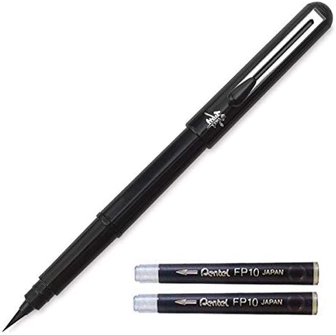Pentel Arts Portable Pocket Brush Pen, 1Pen & 2Refills - Image 2
