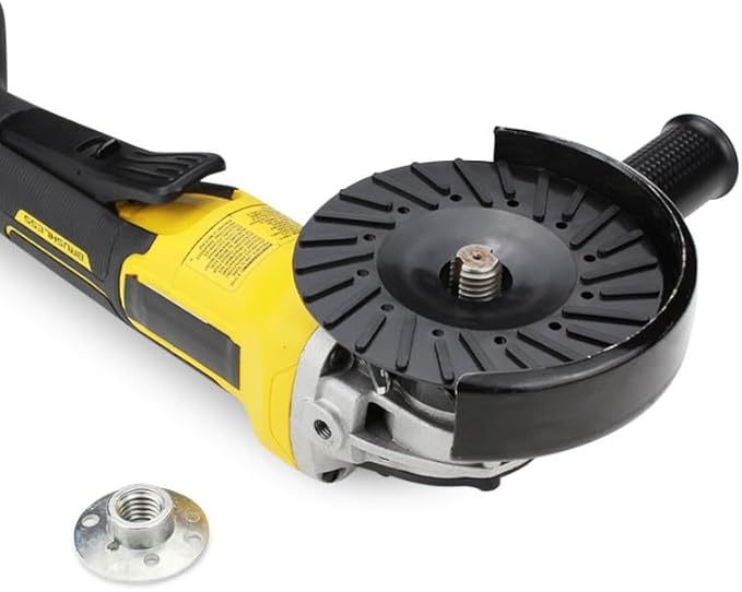 BHA Angle Grinder Ribbed Backing Pad for Resin Fiber Disc, 5" x 5/8"-11