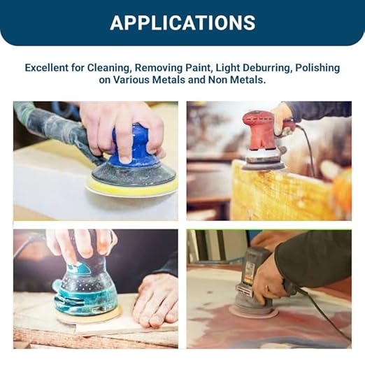 Benchmark Abrasives 2 Inch Sanding Discs Quick Change Nylon Surface Conditioning Discs, Drill & Die Grinder Sanding Disc Rust Remover for Metal Paint Stripper & Removal, Polishing - (25 Pack)(Fine)