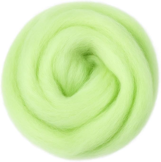 Catopia Wool Roving Yarn, 100G/3.53OZ Soft Felting Wool Pure Chunky Roving Yarn by Catopia
