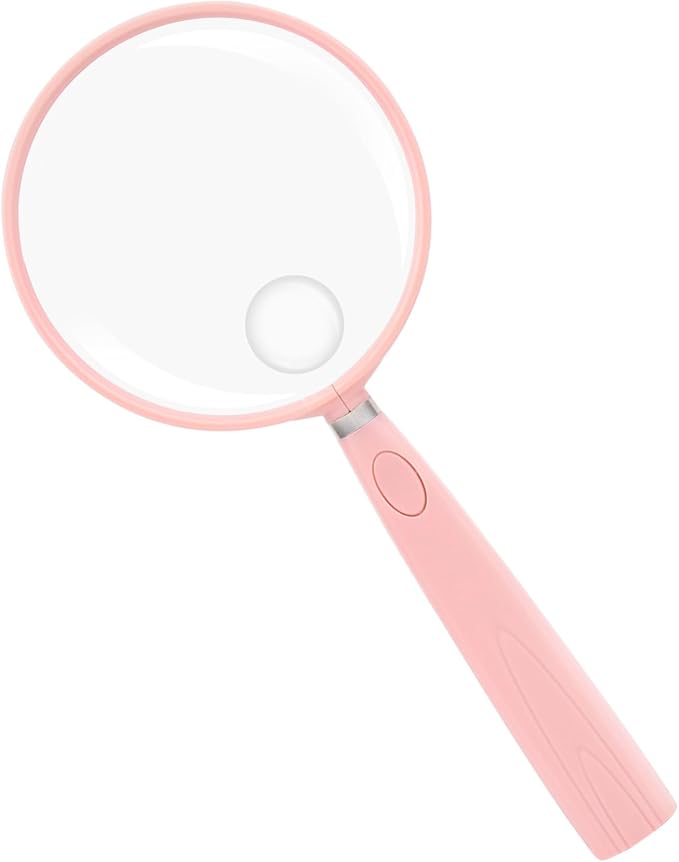 Feosky Handheld Reading Magnifier, 10X Magnifier, 90mm Shatterproof Lens by Feosky