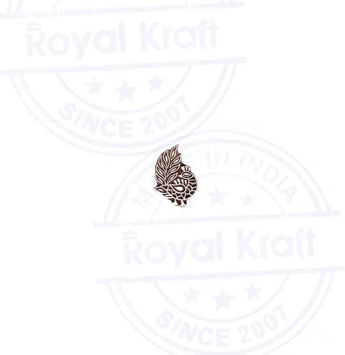 Royal Kraft Wooden Stamps DIY Fabric, Henna Printing Blocks THDtag026 - Image 2
