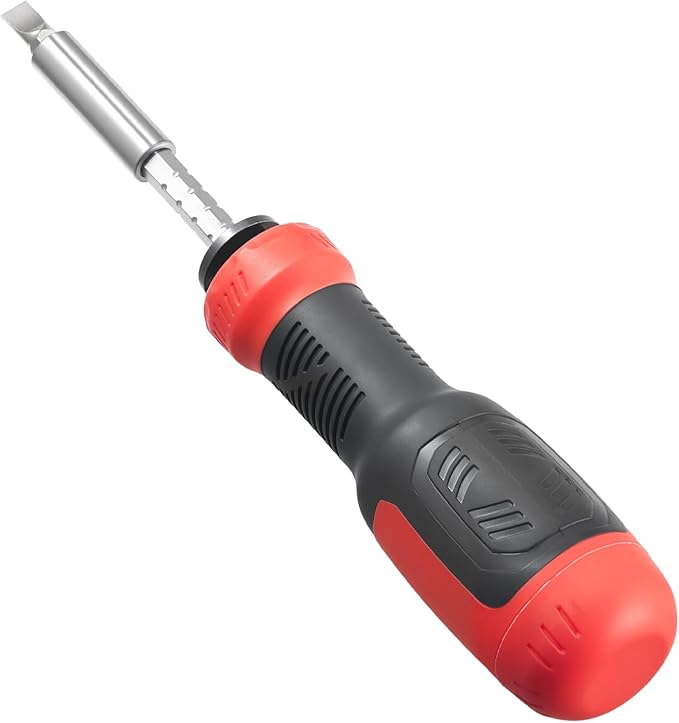 VEVOR Screwdriver Set, 13 in 1 Magnetic Multi Bit Mini Nut Driver Set, Phillips, Flat Head, Torx, Square Bits for Men, Manual Precision Repair Tool Kit for Sockets, Furniture, Home Appliances, Cars