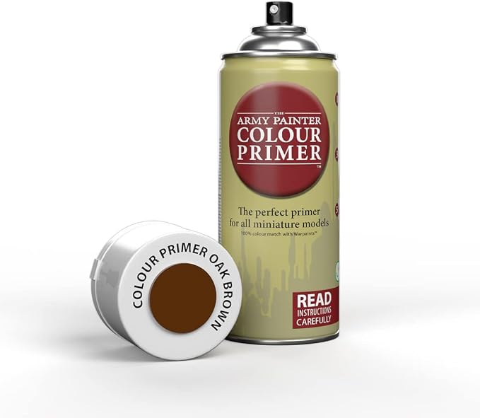 The Army Painter Colour Primer Oak Brown, 400 mL Acrylic Spray Primer, Spray by TheArmyPainter