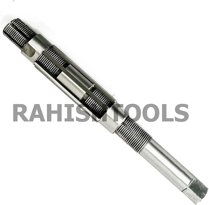 Adjustable Hand Reamer Tool HV to H11 Sizes - 1/4" to 1 1/16” Reaming Tool for Precise Hole Finishing with 6 Carbon Steel Blades - Hand Tools Reamers for Metal & Wood - 6.35mm - 38.10mm