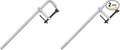 Wilton Heavy-Duty F-Clamp, 24" Opening, 4-3/4" Throat, 2660 Lbs. Clamping Force (Model GSM60) (Pack of 2)