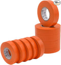 WOD ETC766 Professional Grade General Purpose Orange Electrical Tape UL/CSA Listed core. Vinyl Rubber Adhesive Electrical Tape: 3/4inch X 66ft. - Use at No More Than 600V & 176F (Pack of 10)