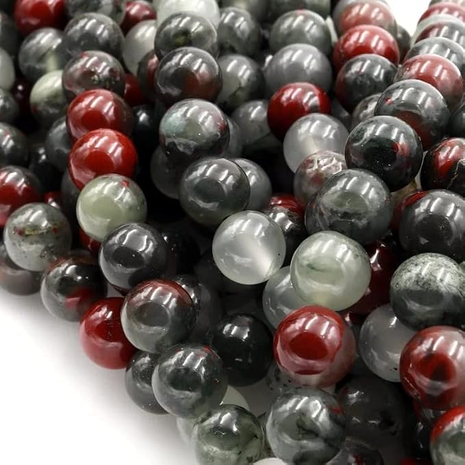 Zenkeeper 108 Pcs African Bloodstone Beads - Image 7