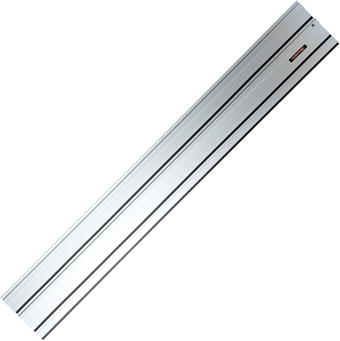 POWERTEC 55" Track Saw Guide Rail for Ridgid Track Saws | Perfect for Repeatable Rip Cuts & Crosscuts | Extruded Aluminum Guide Rail for Optimized Bevel & Straight Cuts (71988)