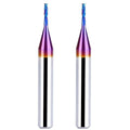 2PCS Upcut Spiral Router Bit 1/4 Inch Shank 1/16 Inch Cutting Diameter 1/4 inch Cutting Length with Extra Long Life Coating CNC Router Bits End Mill for Wood Cutting, Slot Mortise, Engraving