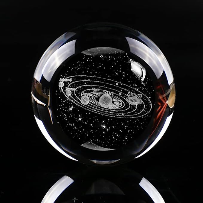 3d Crystal Ball Solar System Crystal Ball - Image 4