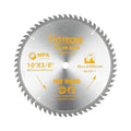 Hoteche 10-Inch Circular Saw Blade for Wood 60-Tooth Tungsten Carbide-Tipped Blade High-Performance Professioal Saw Blade for Miter Saw and Table Saws, Hole Size 5/8-inch