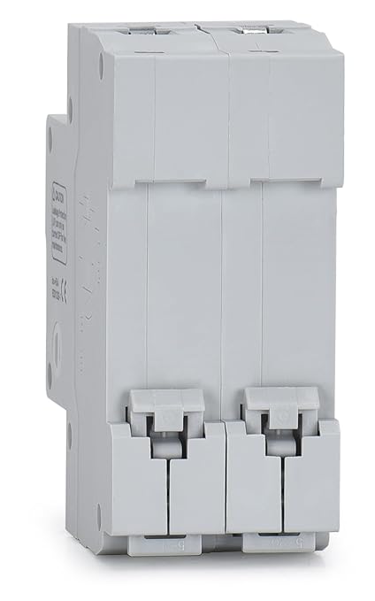 Ground Fault Circuit Breaker, 40 Amp 120V AC DIN Rail Mount Residual Current Circuit Breaker, Thermal-Magnetic Trip, Earth-Leakage Protection 30mA 1PN RCBO C40