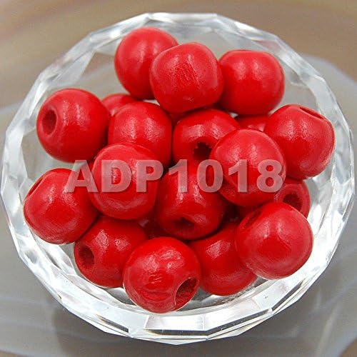 AD Beads Wood Spacer Loose Wooden Craft Beads Big Hole Beads Assorted - Image 2