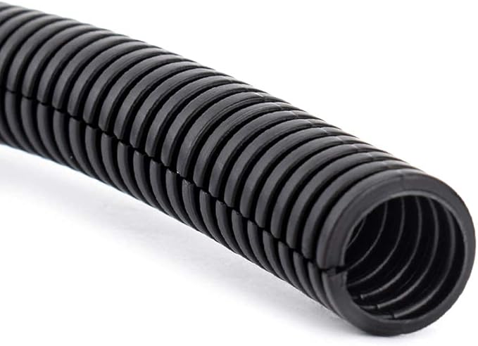 ZhiYo 13ft-1/4” 13ft-3/8” 13ft-1/2” Wire Loom Split Tubing Auto Wire Conduit Flexible Cover