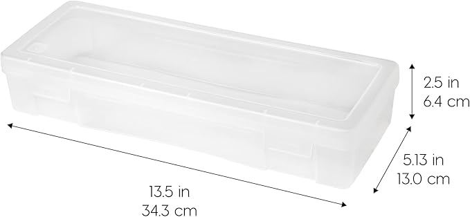 IRIS USA Clear Storage Cases, |Made in USA|, Plastic Bead Organizing Containers - Image 2