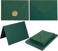 50 Pack Dark Green A7 Envelopes by Toperd