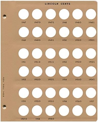 Dansco US Lincoln Cent Coin Album Two Volume Set 1909 – Date #7100 & #7104 - Image 6