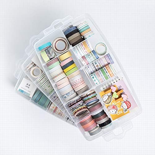 Sooyee Craft Storage Organizer, Hot Wheels Case, Sewing Box, 3-Tier Plastic - Image 7