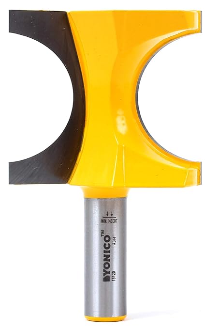 YONICO 13120 1-1/2-Inch Bead Bullnose Router Bit 1/2-Inch Shank