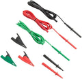 Fluke TL1550B 3 Piece Test Lead Set with Alligator Clips, 5000V DC Voltage, 20A Current, 103-25/128" Cable Length
