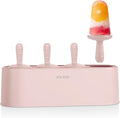 Popsicle Mold Set 4 Pieces Homemade Silicone Popsicle Maker Easy Release Ice by WYOK