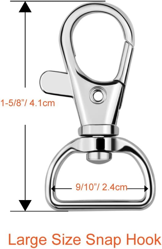 PAXCOO 100 Pcs Key Chain Hooks - Image 4