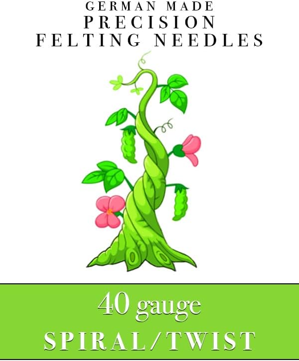 Precision Wool Felting Needles | 40 Gauge Spiral | Made in Germany by - Image 3