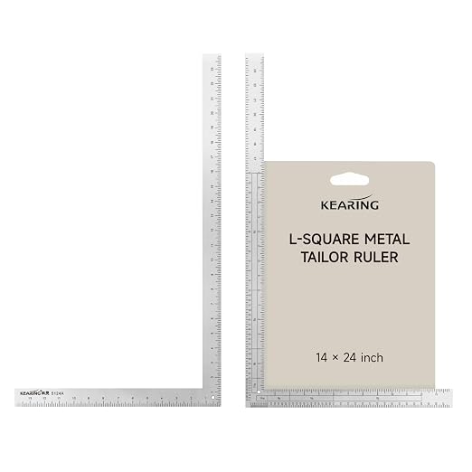 KEARING 24"x14" L-Square Ruler by KEARING