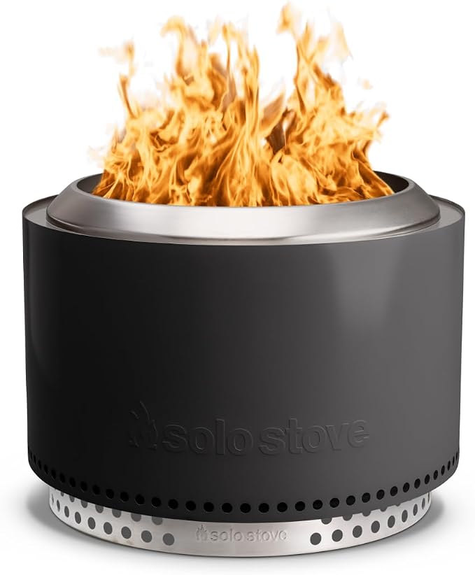 Solo Stove Yukon 2.0 + Stand, 27 Inch Smokeless Fire Pit – Portable Stainless by Unknown