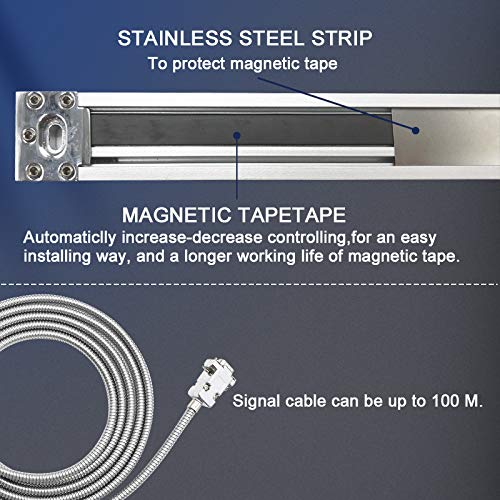 3-Axis Digital Readout Display, Linear Magnetic Scale Kit for Milling Machine (10“x16 x14 3 Axis DRO)